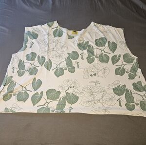 Kealopiko - 'awa print - one size fits - all boxy top